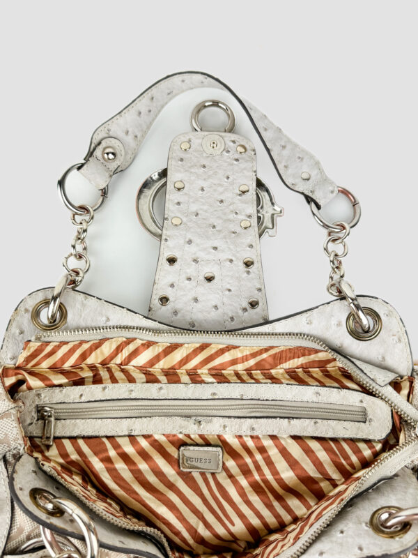 Super chic cream vintage Guess bag - Image 5