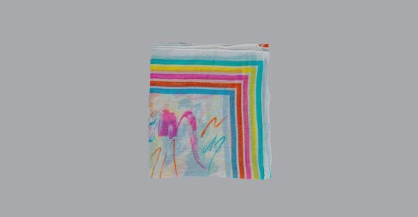 Multicolor foulard