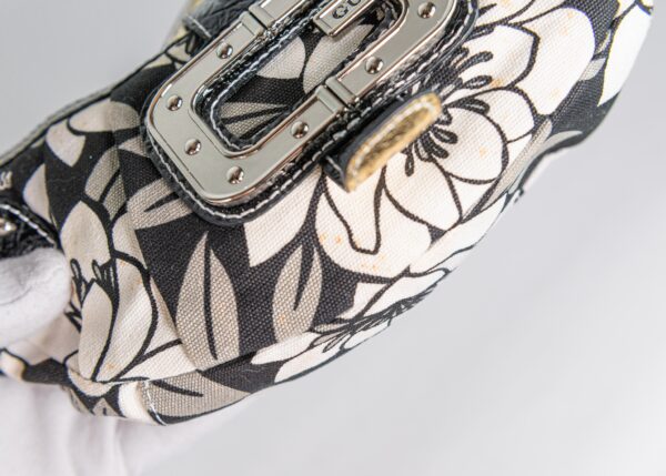 Black and White Floral Guess Vintage Bag - Image 8