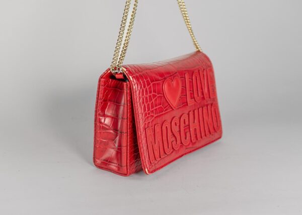 Red love Moschino bag - Image 9