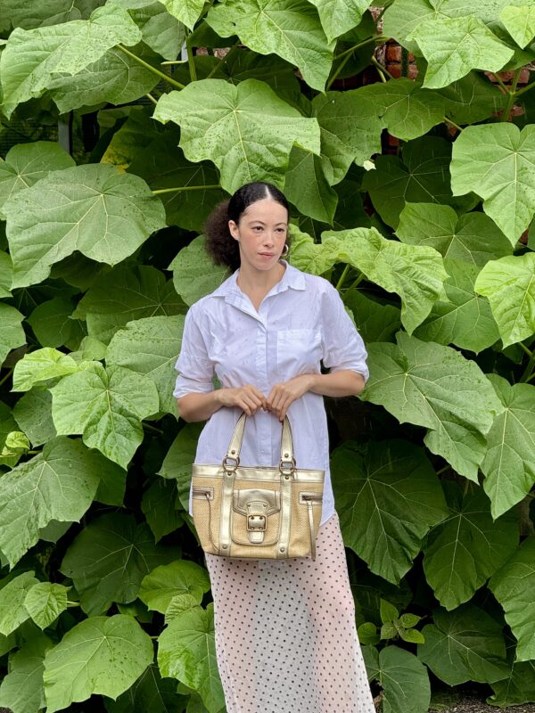 Straw Coach bag - Image 2