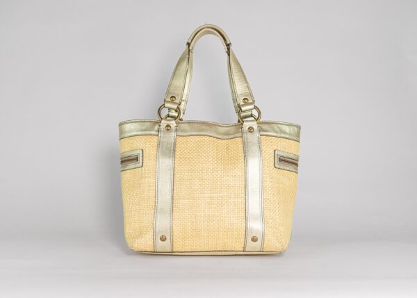 Straw Coach bag - Image 3