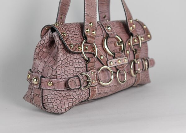 Lilac burnt vintage Guess bag - Image 3