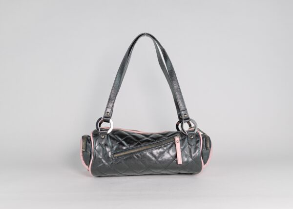 Guess vintage eco-leather bag, featuring bold pink Guess lettering - Image 6