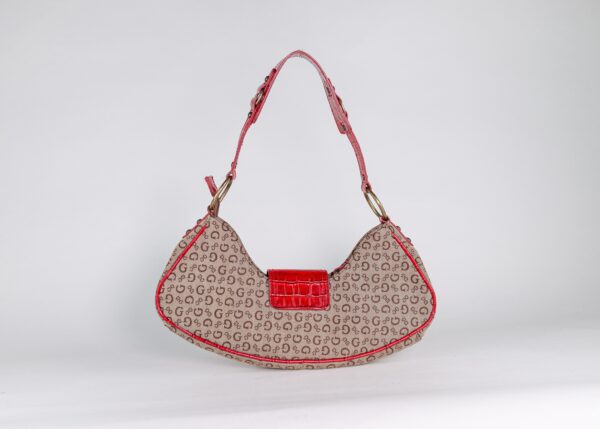 Red vintage Guess bag - Image 4