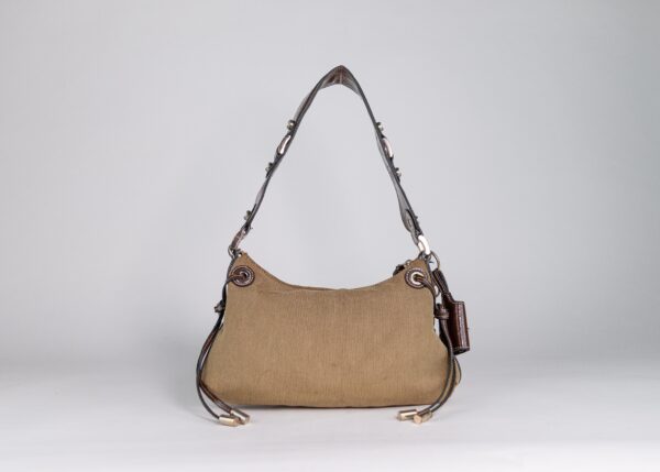 Brown vintage Guess bag with iconic logo - Image 5