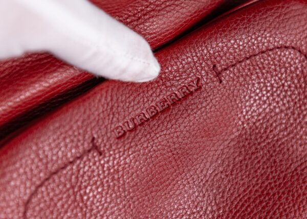 Red Burberry bag - Image 7