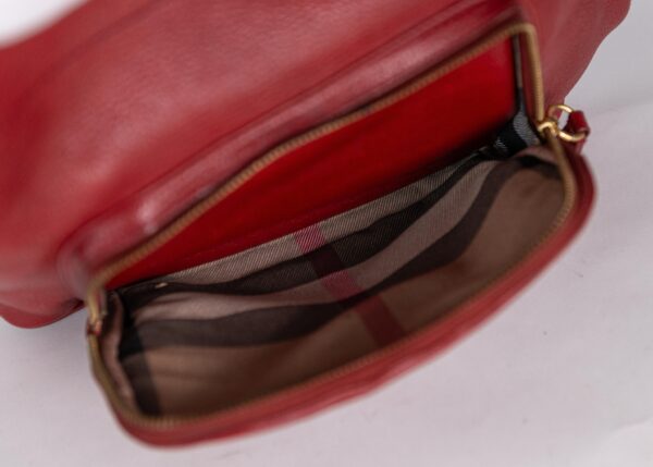 Red Burberry bag - Image 6