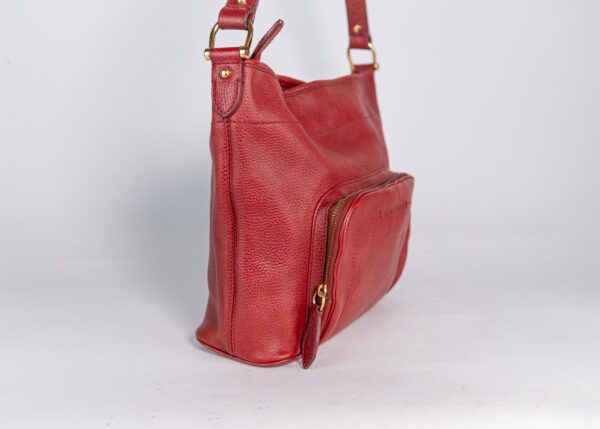 Red Burberry bag - Image 4