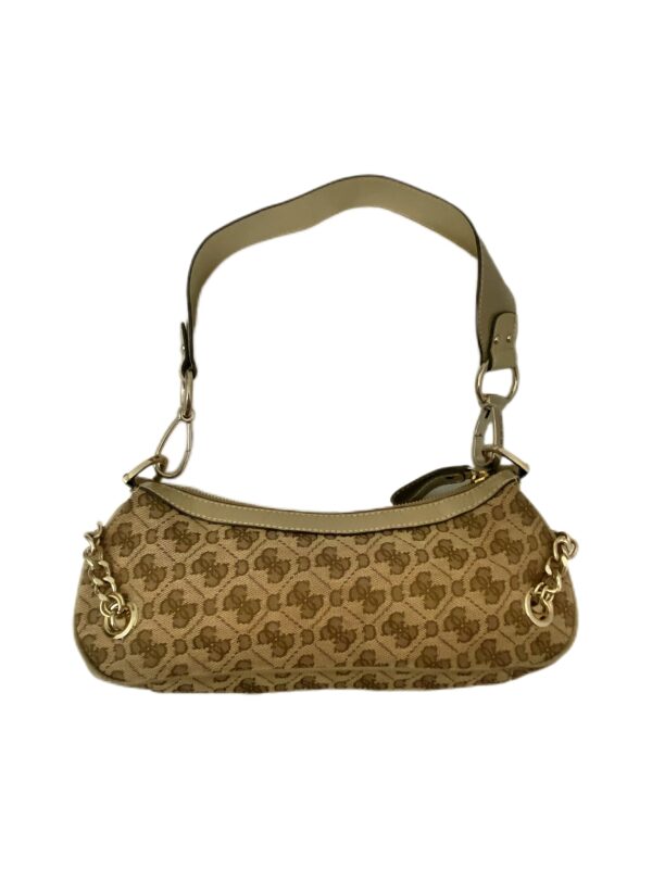 A Guess bag in beige with striking metal details along the sides - Image 5