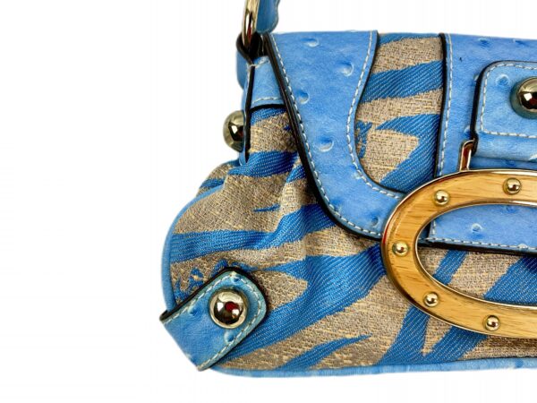 A charming vintage mini Guess bag in blue - Image 3