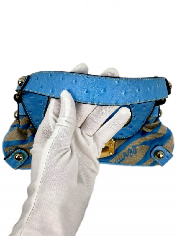 A charming vintage mini Guess bag in blue - Image 4