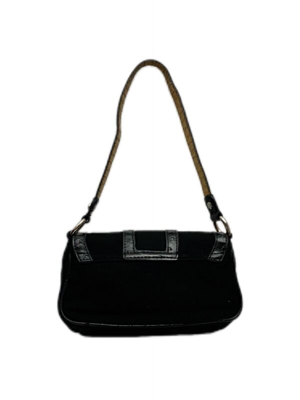 Vintage Guess black bag with silver and gold-tone details - Image 4